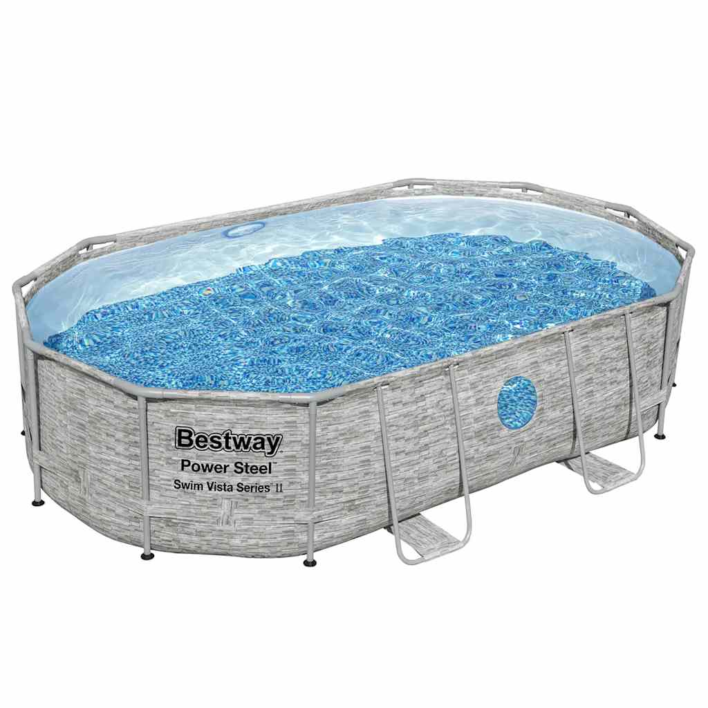 Power Steel Pool-Set 488x305x107 cm