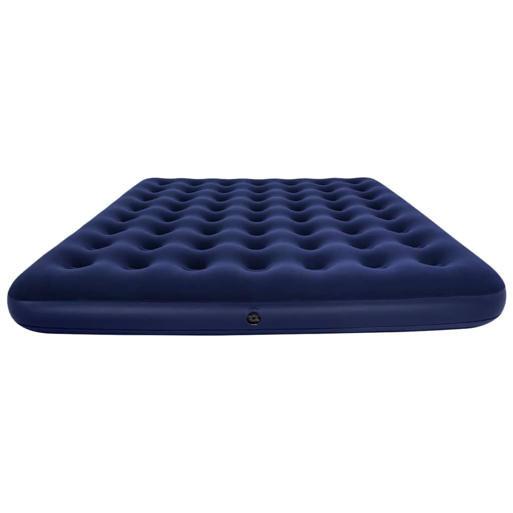 Luftmatratze Aufblasbar Beflockt 203x183x22 cm 67004