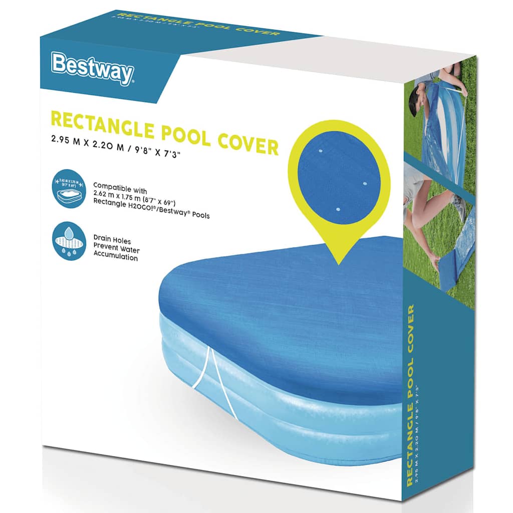 Flowclear Poolabdeckung 262x175x51 cm