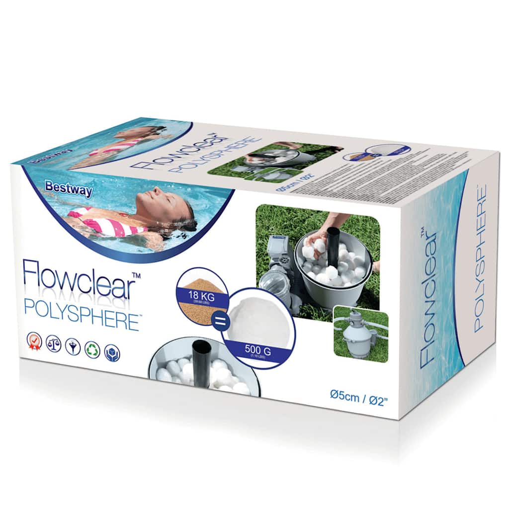 Flowclear Filterbälle Polysphere 500 g 58475