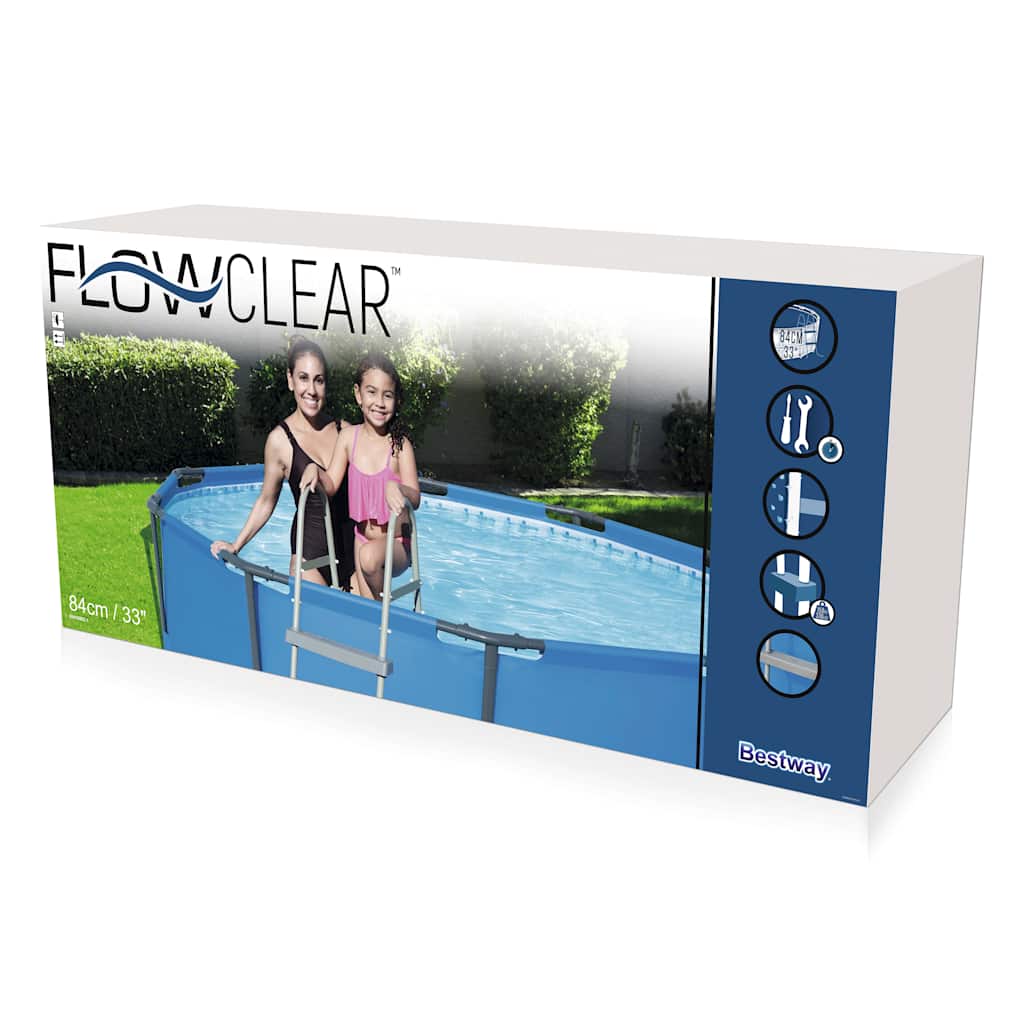 2-stufige Poolleiter Flowclear 84 cm 58430