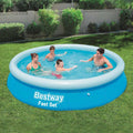 Fast Set Aufblasbarer Swimmingpool Rund 366x76 cm 57273
