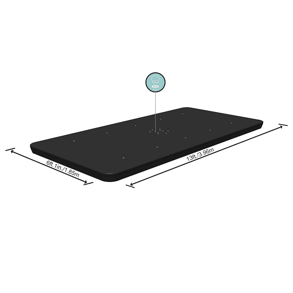 Poolabdeckung Flowclear 404x201 cm