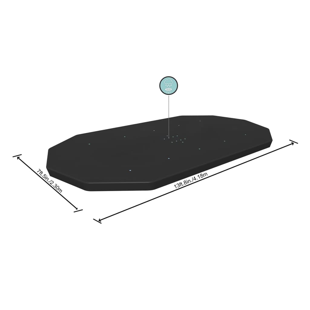 Flowclear Poolabdeckung 418x230 cm