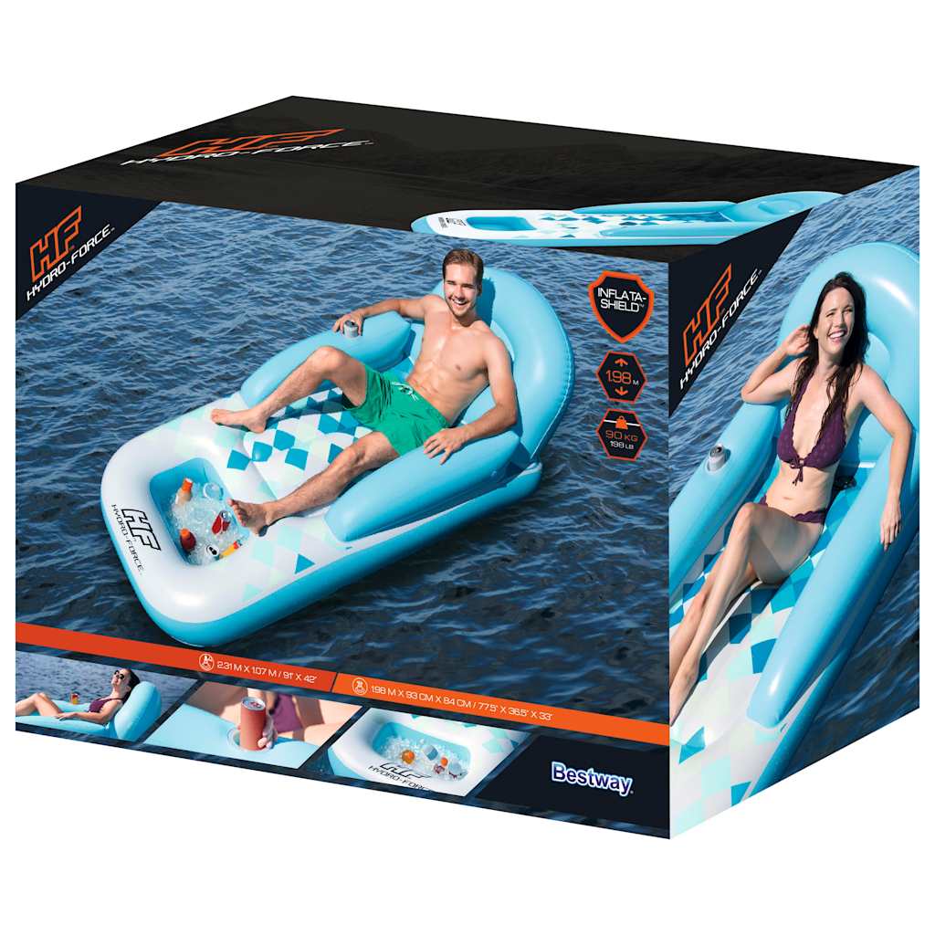 Hydro Force Schwimmliege 231x107 cm Blau
