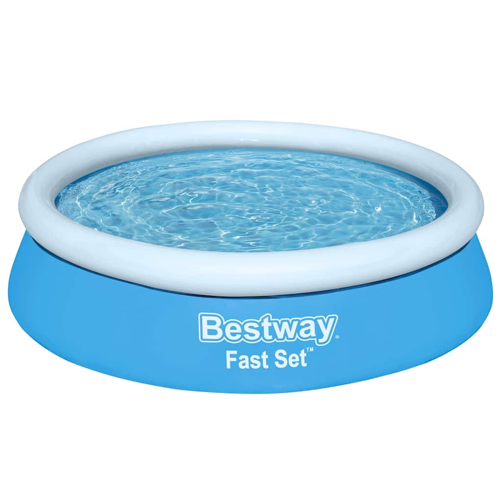 Fast Set Aufblasbarer Pool Rund 183x51 cm Blau