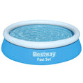 Fast Set Aufblasbarer Pool Rund 183x51 cm Blau