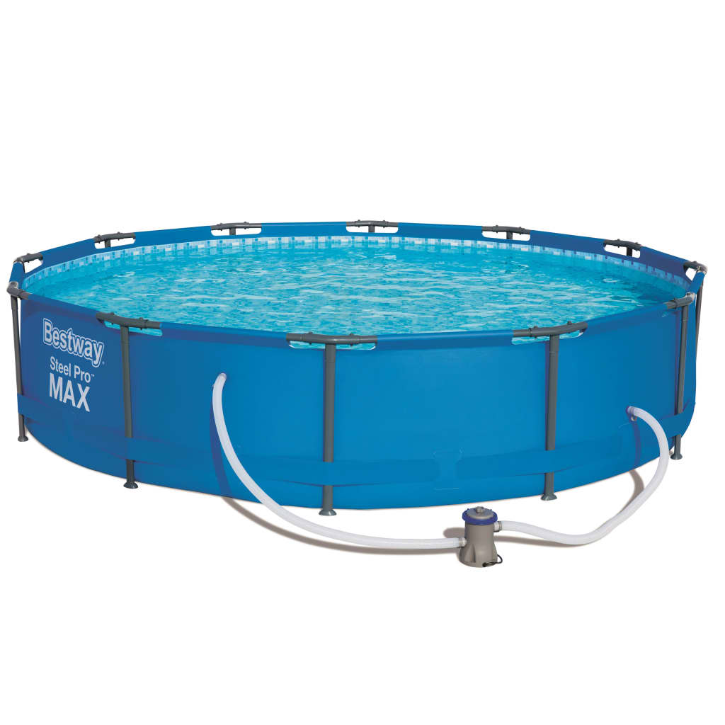 Swimmingpool-Set Steel Pro Max Rahmen 366 x 76 cm