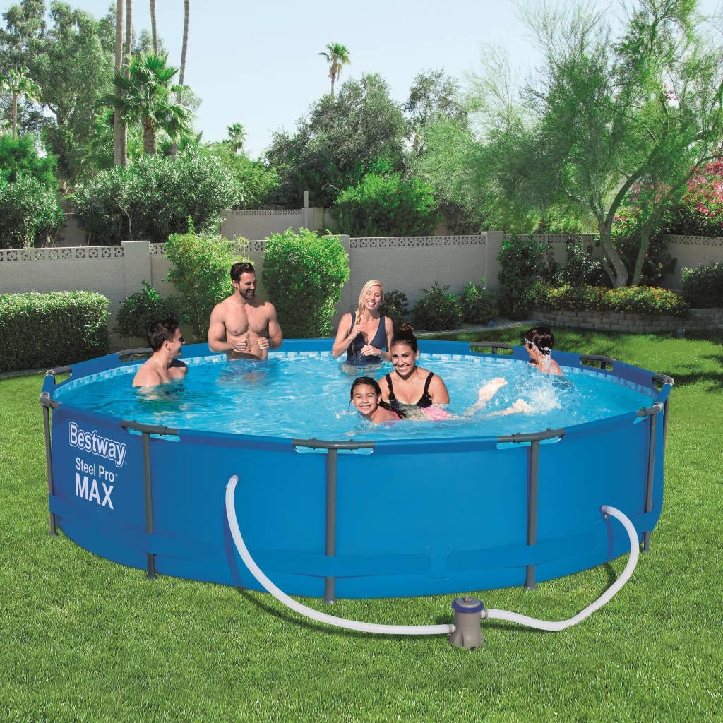 Swimmingpool-Set Steel Pro Max Rahmen 366 x 76 cm