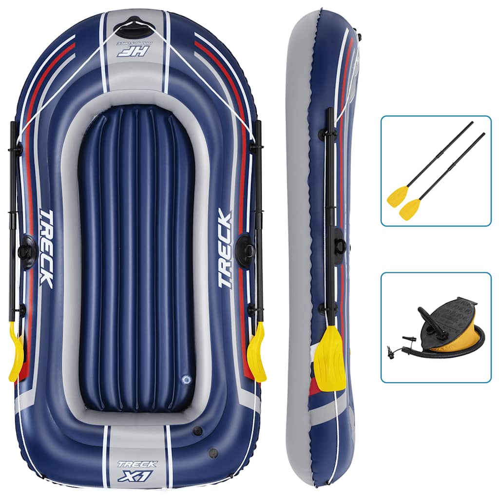 Hydro-Force Schlauchboot mit Pumpe und Rudern Blau