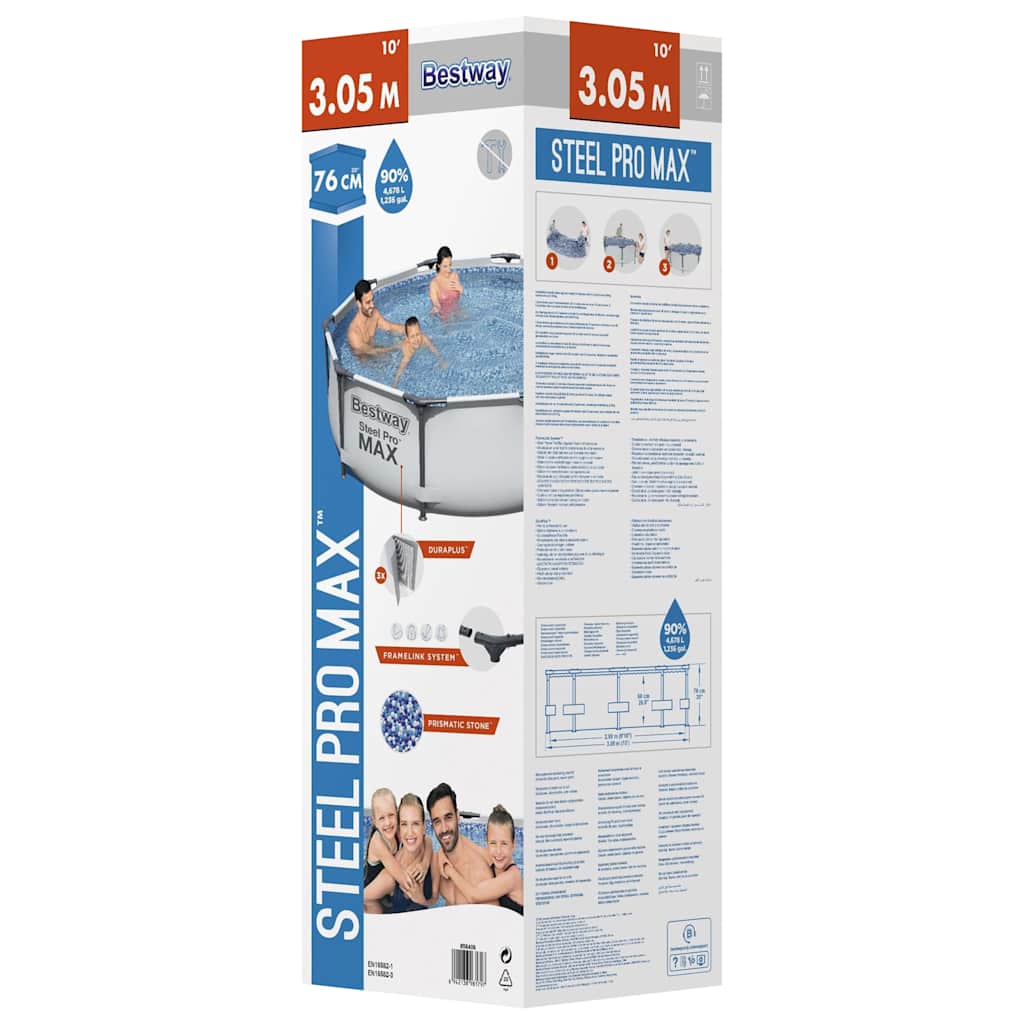 Steel Pro MAX Swimmingpool-Set 305x76 cm