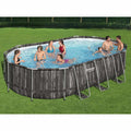 Power Steel Swimmingpool-Set Oval 488x305x107 cm