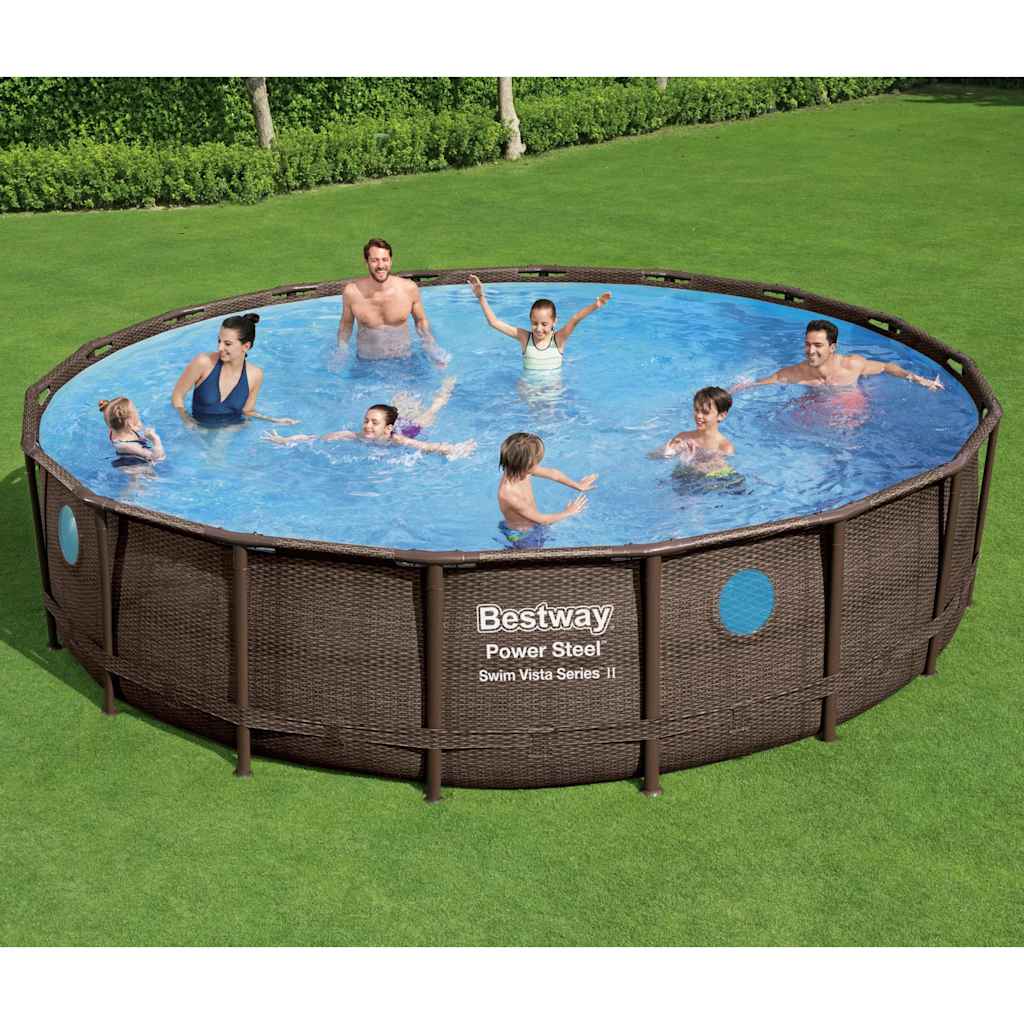 Power Steel Swimmingpool-Set 549x122 cm
