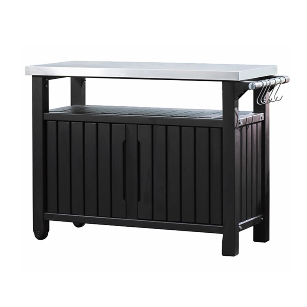 Gartentisch für Grill Unity Multifunktional XL Holzoptik