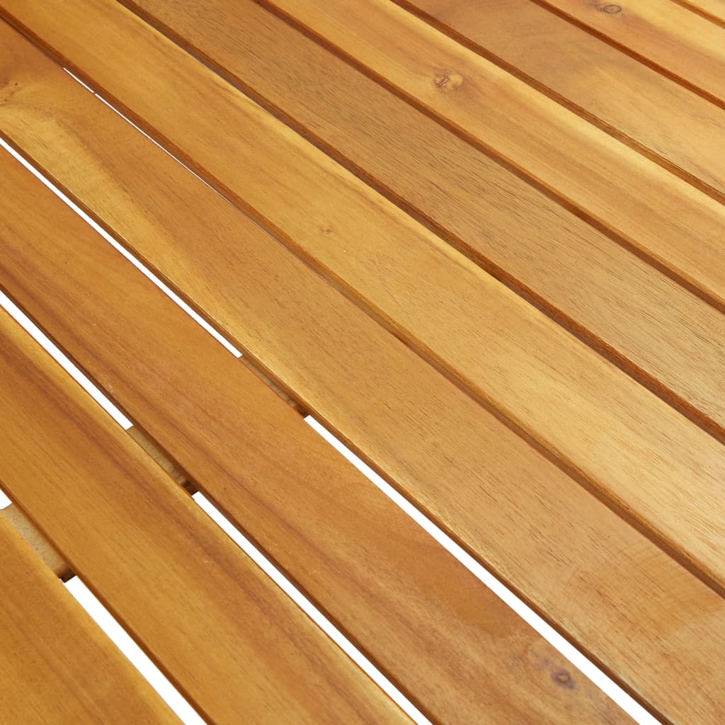 Gartentisch 200x90x74 cm Akazie Massivholz