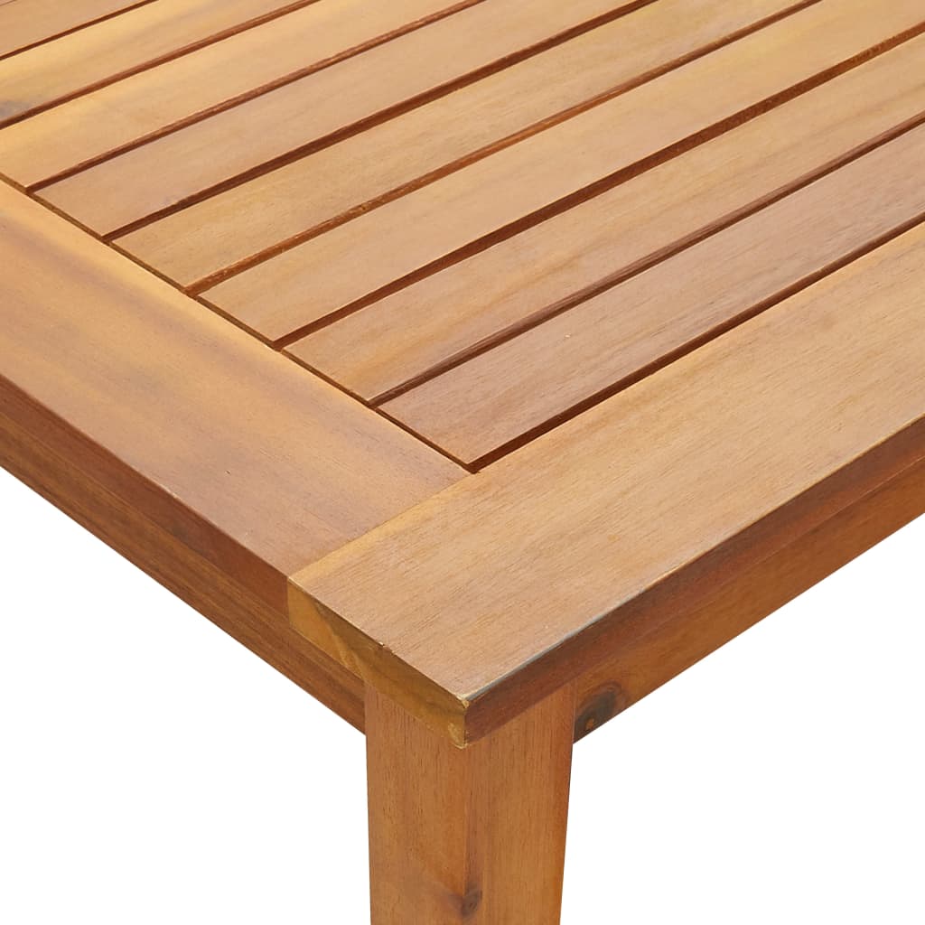 Gartentisch 200x90x74 cm Akazie Massivholz