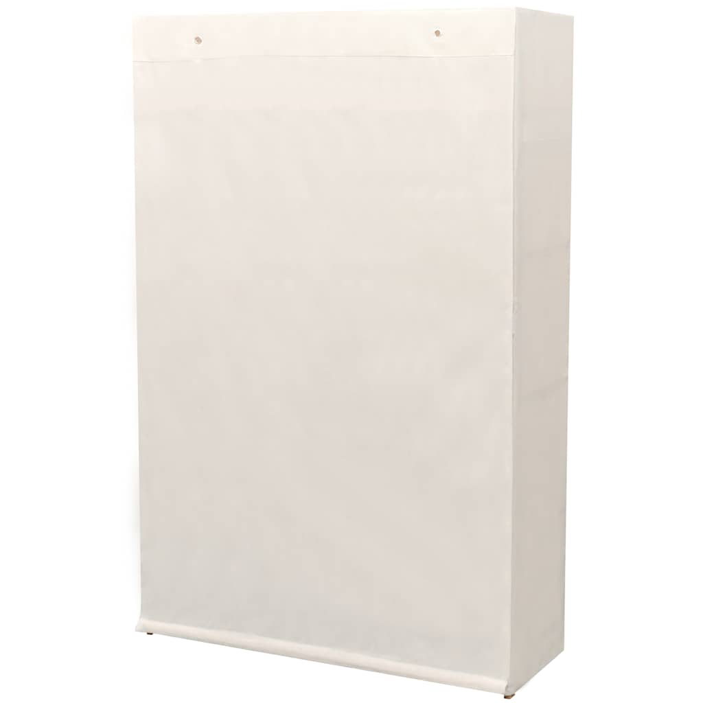 Schrank Stoff und Kiefernholz 110 x 40 x 170 cm