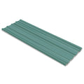Dachpaneel 12 pcs Grün 129 x 45 cm Verzinkter Stahl