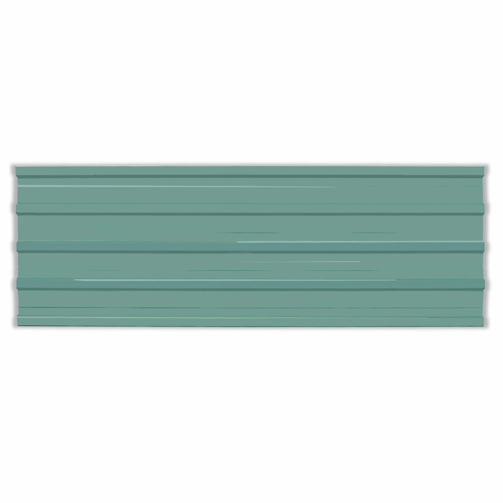 Dachpaneel 12 pcs Grün 129 x 45 cm Verzinkter Stahl