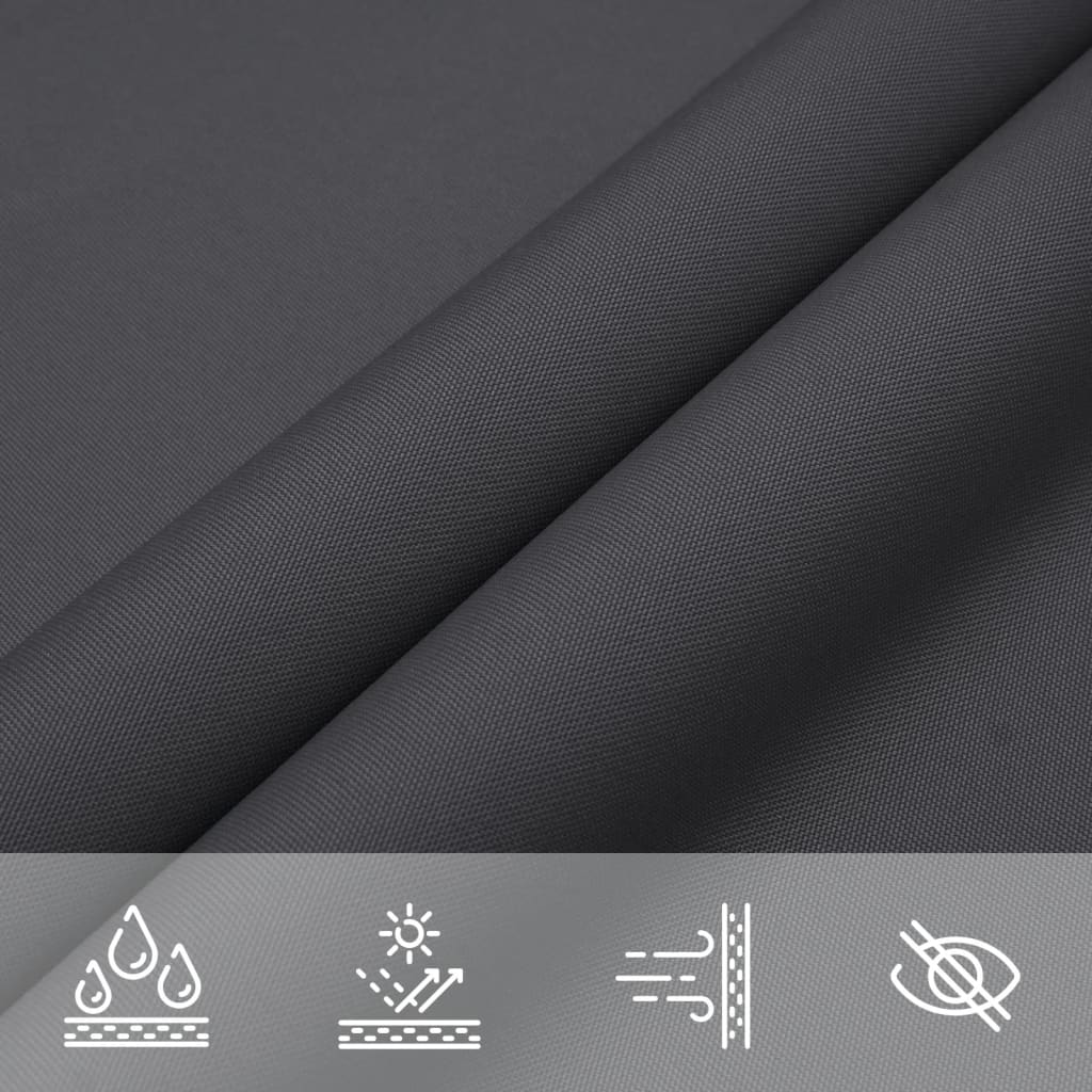 Sonnensegel Oxford-Gewebe Quadratisch 2x2 m Anthrazit