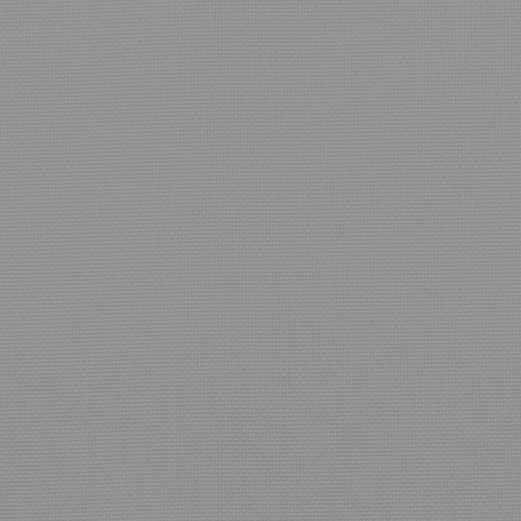 Gartenstuhlauflagen für Hochlehner 4 Stk. Grau 120x50x3cm Stoff