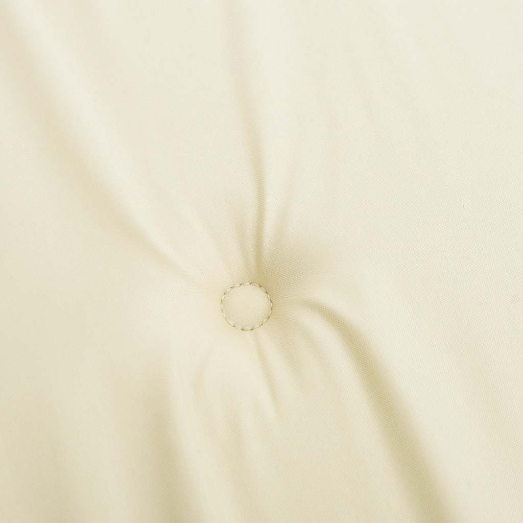 Gartenstuhlauflagen für Hochlehner 4Stk. Creme 120x50x2cm Stoff