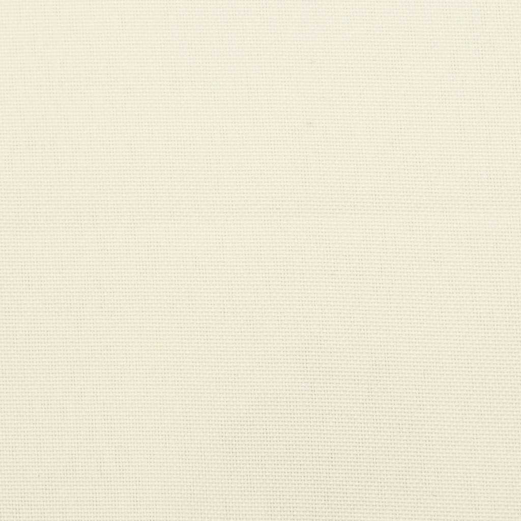 Gartenstuhlauflagen für Hochlehner 4Stk. Creme 120x50x2cm Stoff