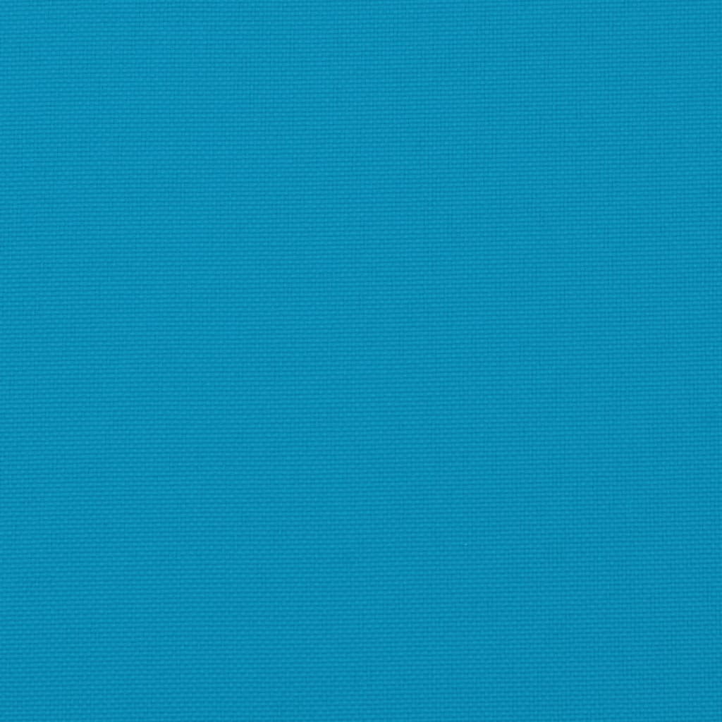 Gartenstuhlauflagen für Hochlehner 4 Stk. Blau 120x50x3cm Stoff