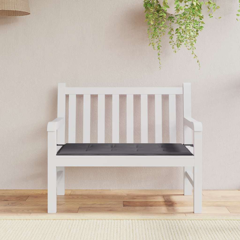 Gartenbank-Auflage Anthrazit 100x50x4 cm Oxford-Gewebe