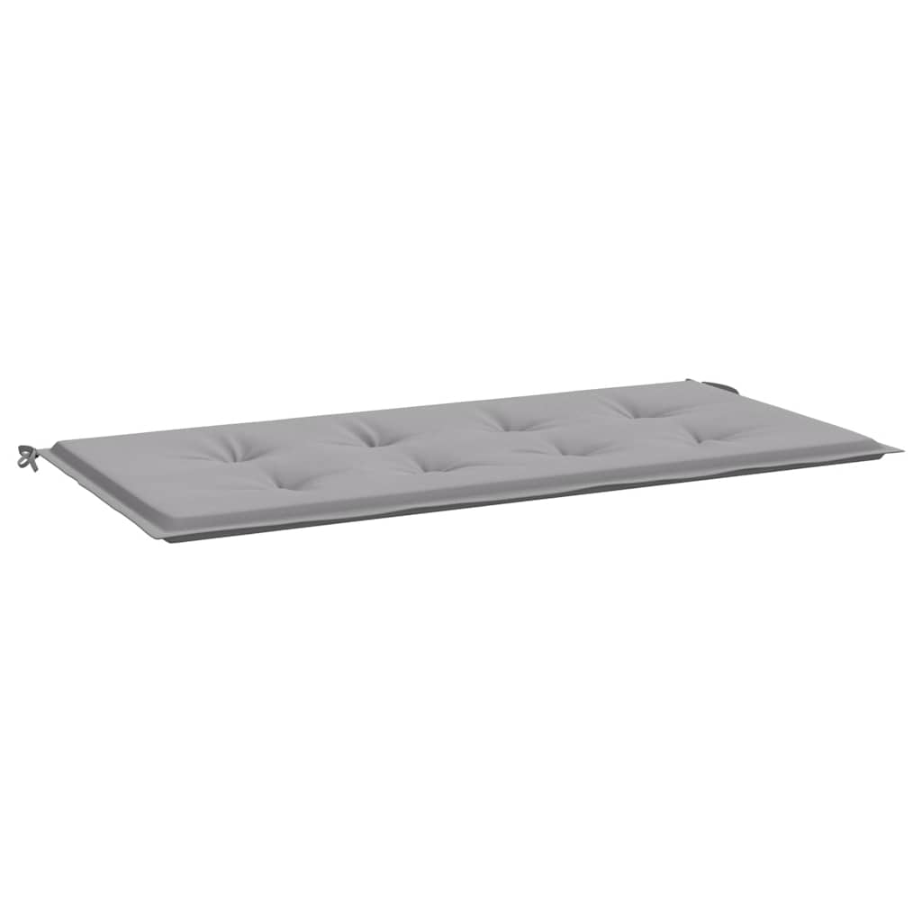 Gartenbank-Auflage Grau 100x50x4 cm Oxford-Gewebe