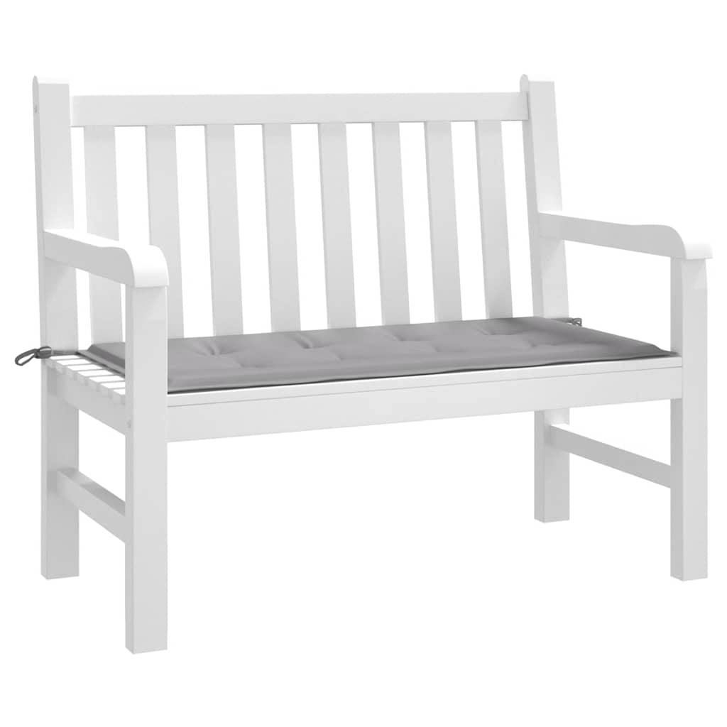 Gartenbank-Auflage Grau 100x50x4 cm Oxford-Gewebe