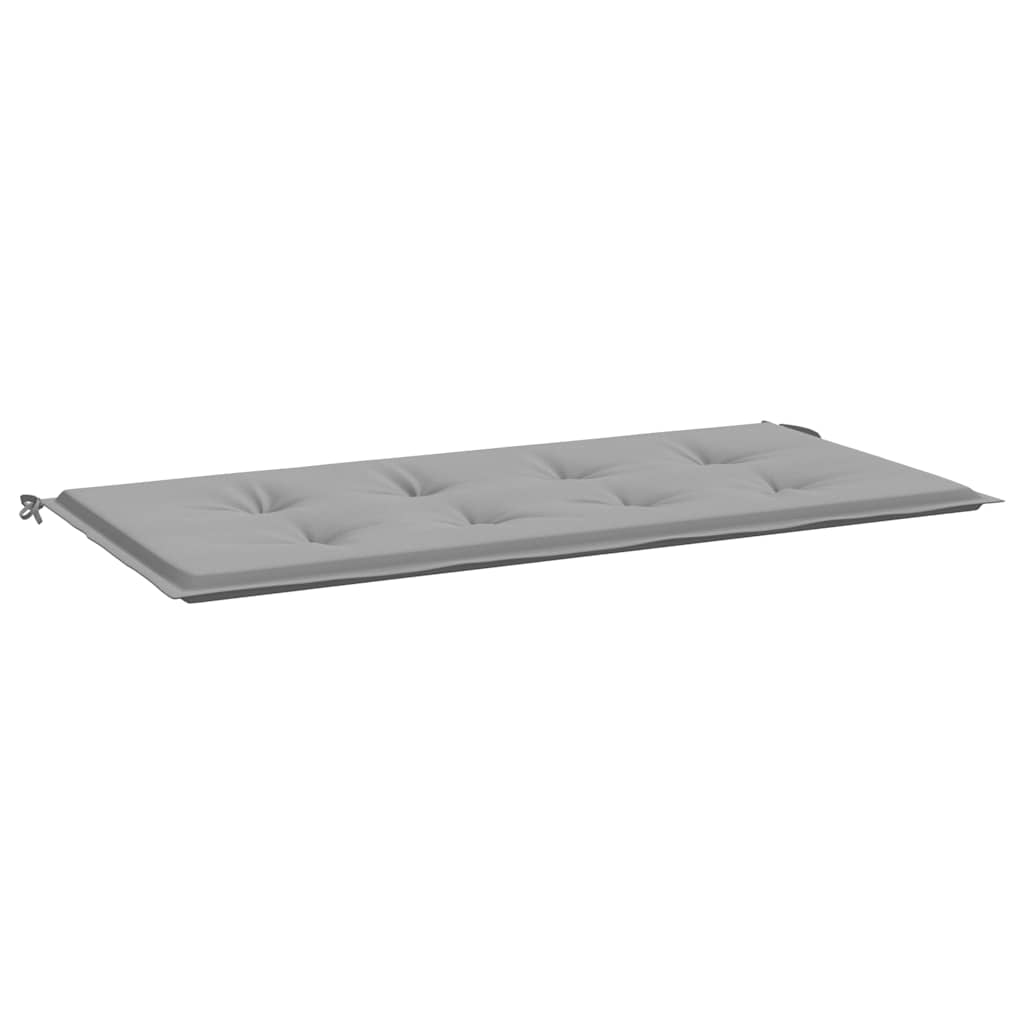 Gartenbank-Auflage Grau 120x50x4 cm Oxford-Gewebe