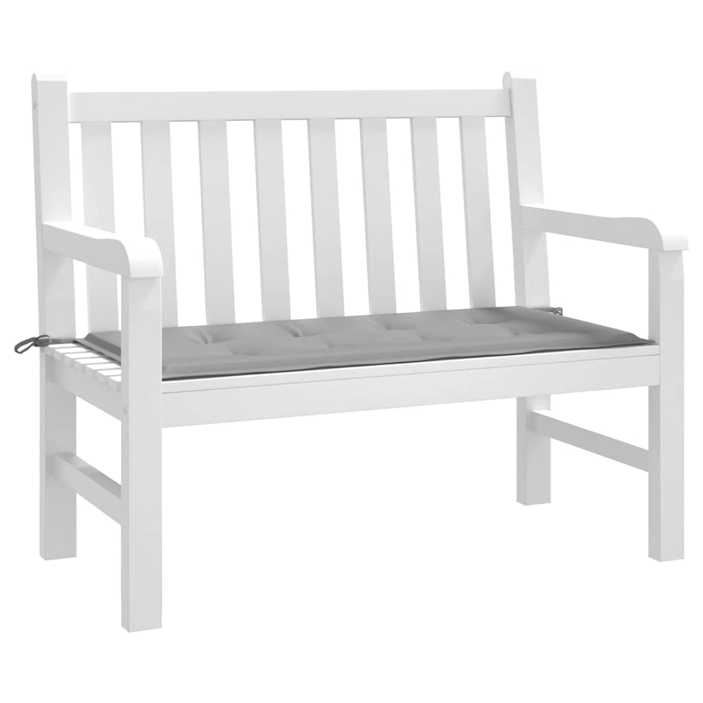 Gartenbank-Auflage Grau 120x50x4 cm Oxford-Gewebe