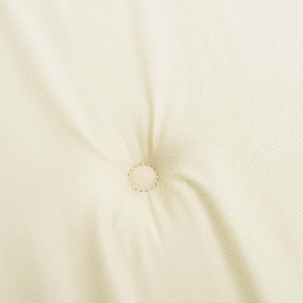 Gartenbank-Auflage Creme 100x50x4 cm Oxford-Gewebe