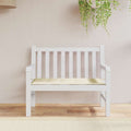 Gartenbank-Auflage Creme 100x50x4 cm Oxford-Gewebe