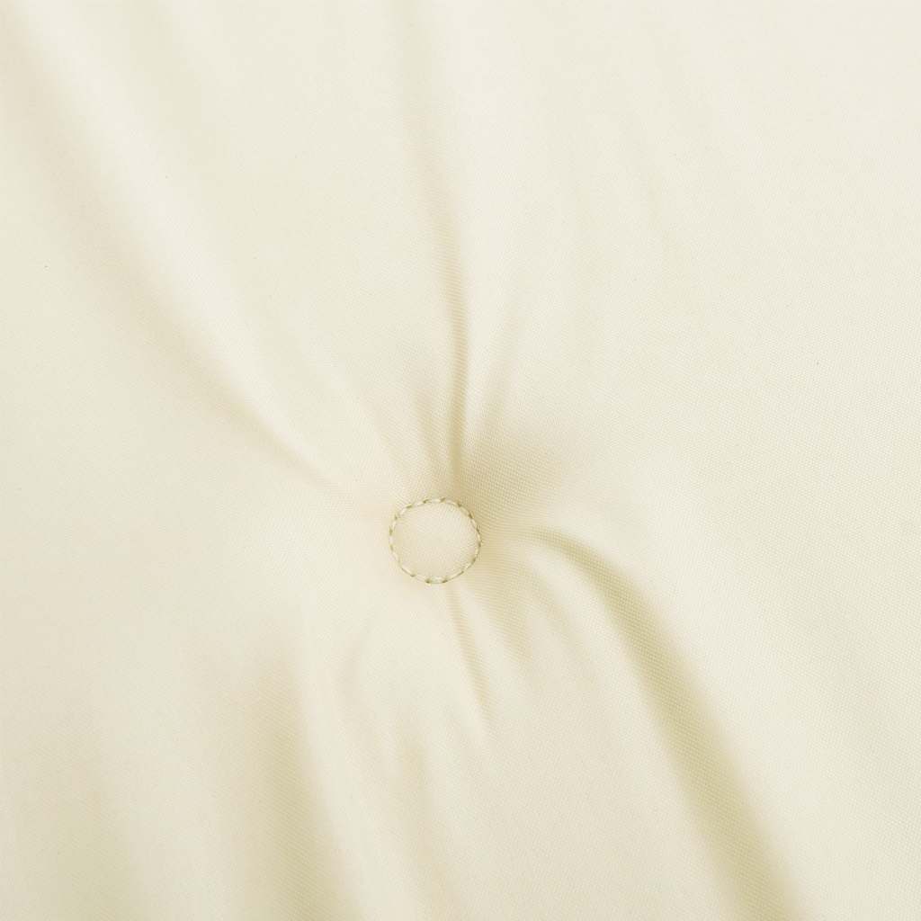 Gartenbank-Auflage Creme 120x50x3 cm Oxford-Gewebe