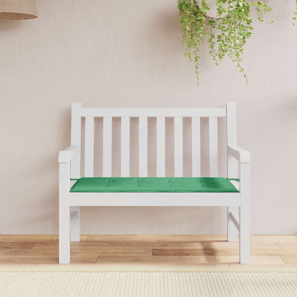 Gartenbank-Auflage Grün 120x50x4 cm Oxford-Gewebe