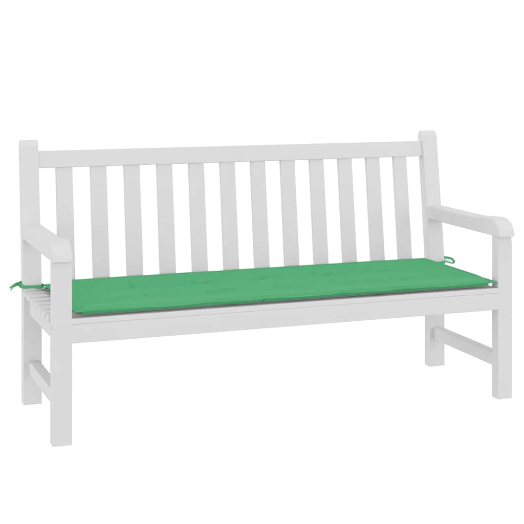 Gartenbank-Auflage Grün 150x50x3 cm Oxford-Gewebe