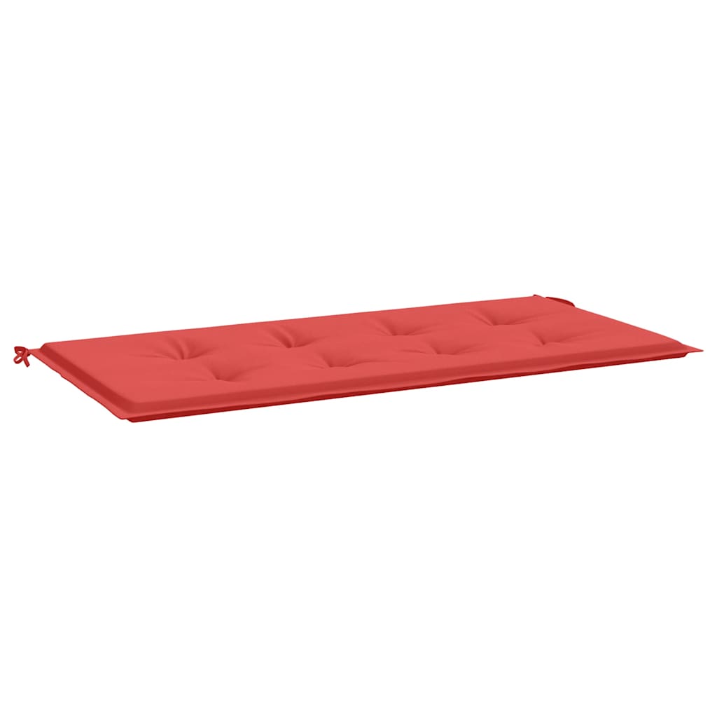 Gartenbank-Auflage Rot 120x50x4 cm Oxford-Gewebe