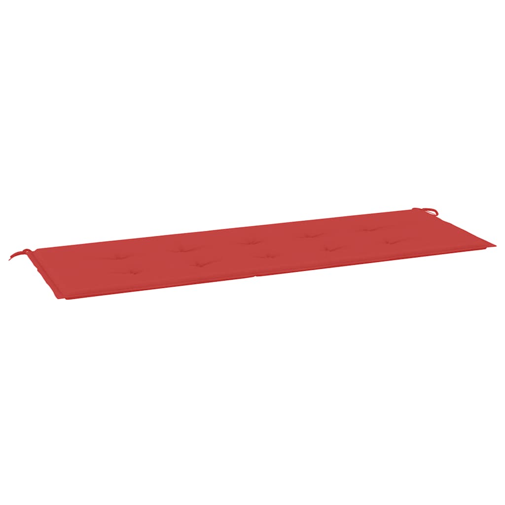 Gartenbank-Auflage Rot 150x50x3 cm Oxford-Gewebe