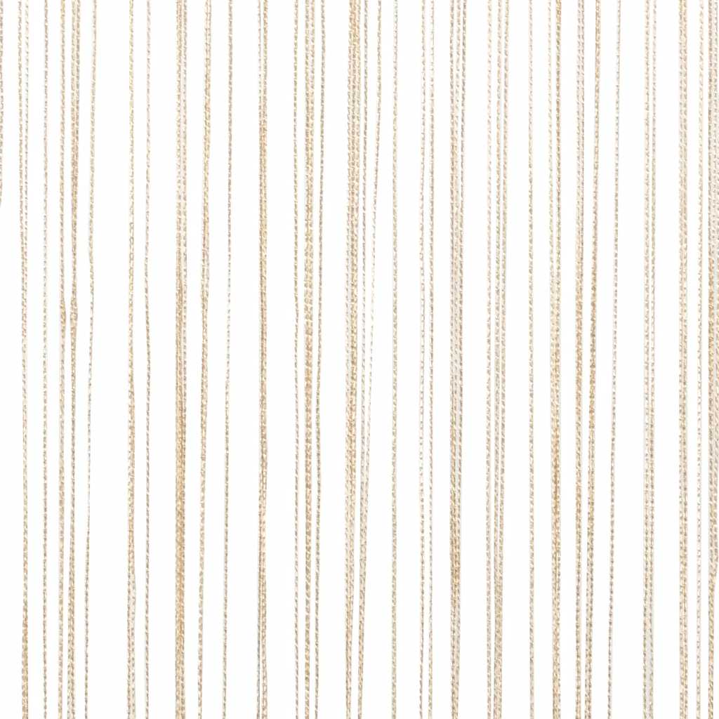 Fadenvorhänge 2 Stk. 100 x 250 cm Beige