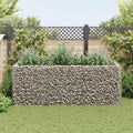 Gabionen-Hochbeet Stahl 270×90×100 cm