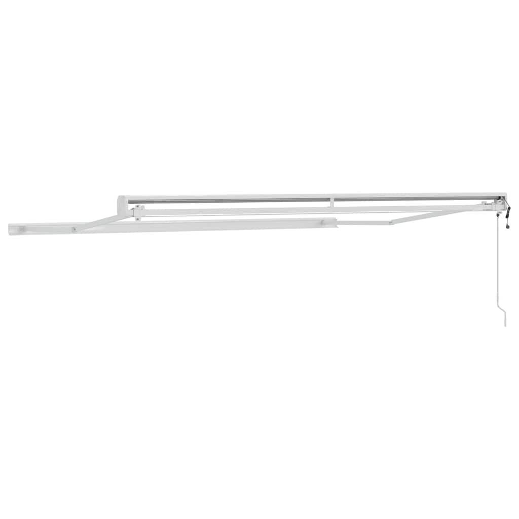 Markisenrahmen Weiß 350 x 250 cm Aluminium