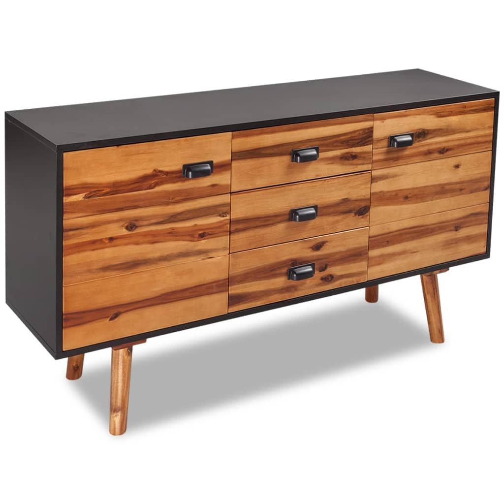 Sideboard Massivholz Akazie 115x35x70 cm