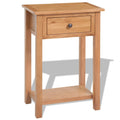 Konsolentisch 50x32x75 cm Massivholz Eiche