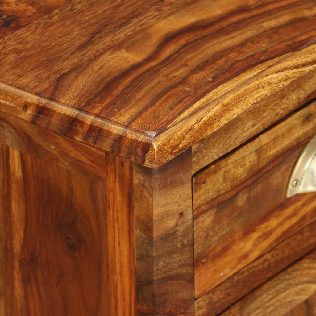Nachttische 2 Stk. 40x30x50 cm Massivholz Akazie