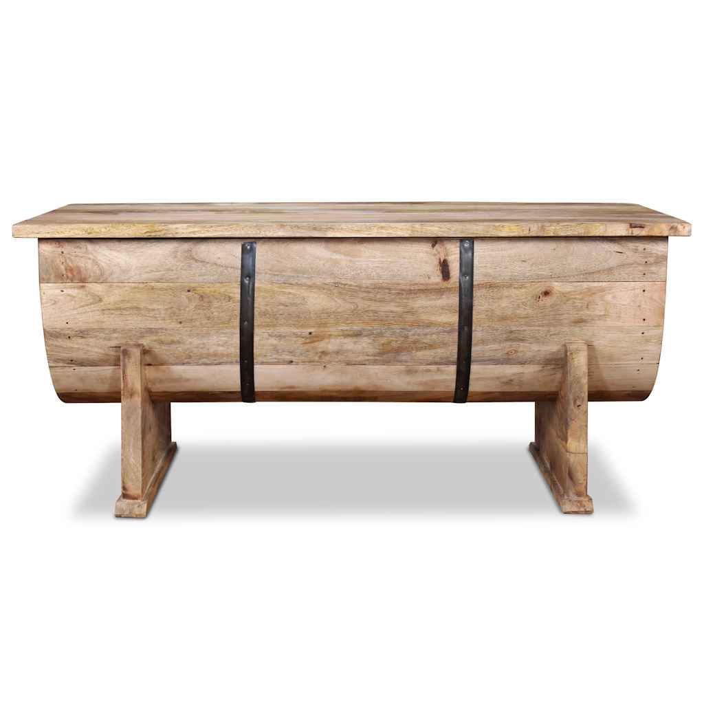 Couchtisch Massivholz Mango 88x50x40 cm