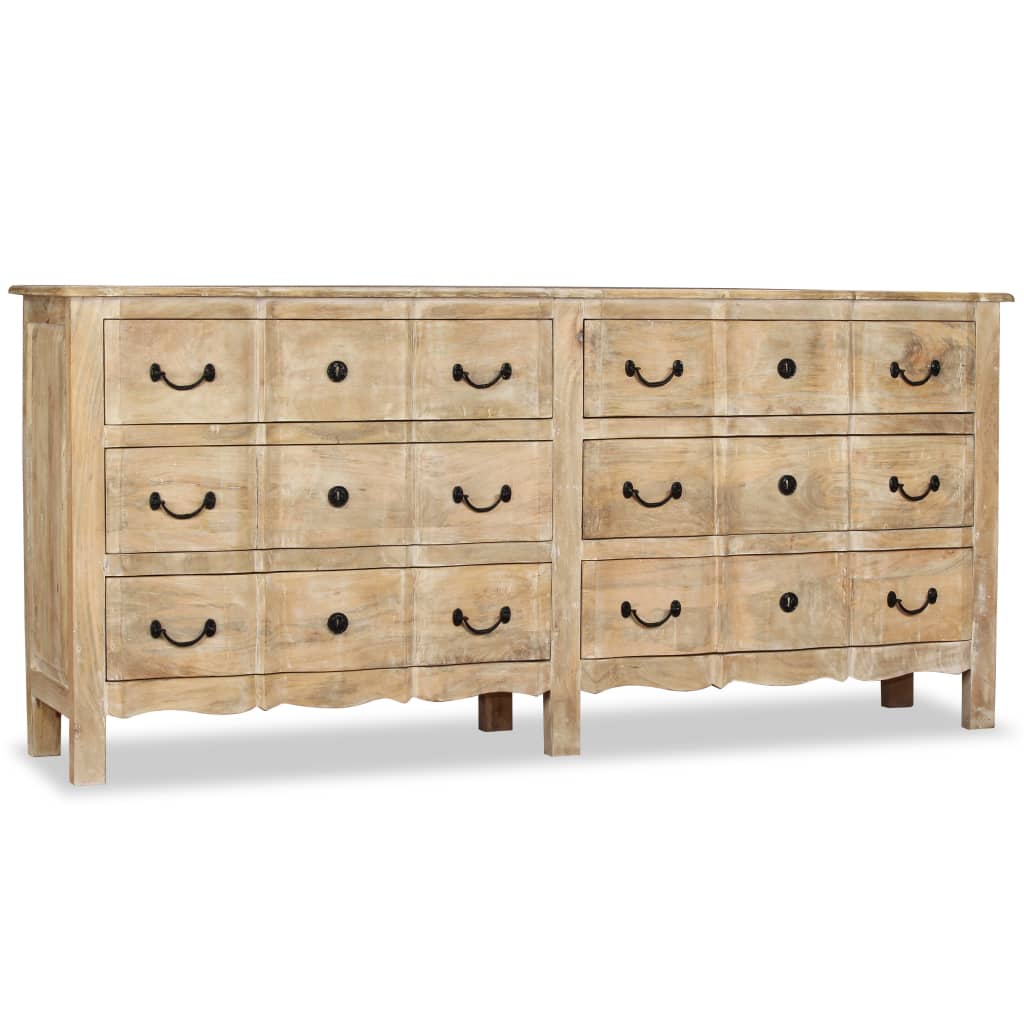 Sideboard Massivholz Mango 200x40x90 cm
