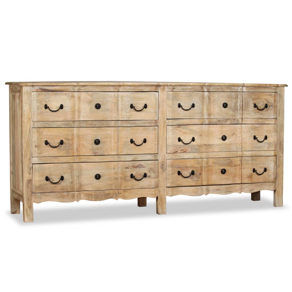 Sideboard Massivholz Mango 200x40x90 cm