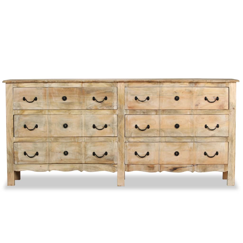 Sideboard Massivholz Mango 200x40x90 cm